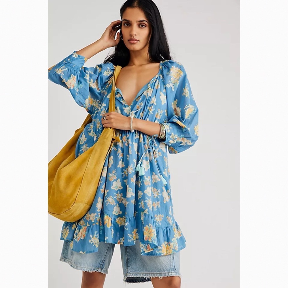 Free People / Camella Mini River Combo Tunic Dress - Picture 1 of 8